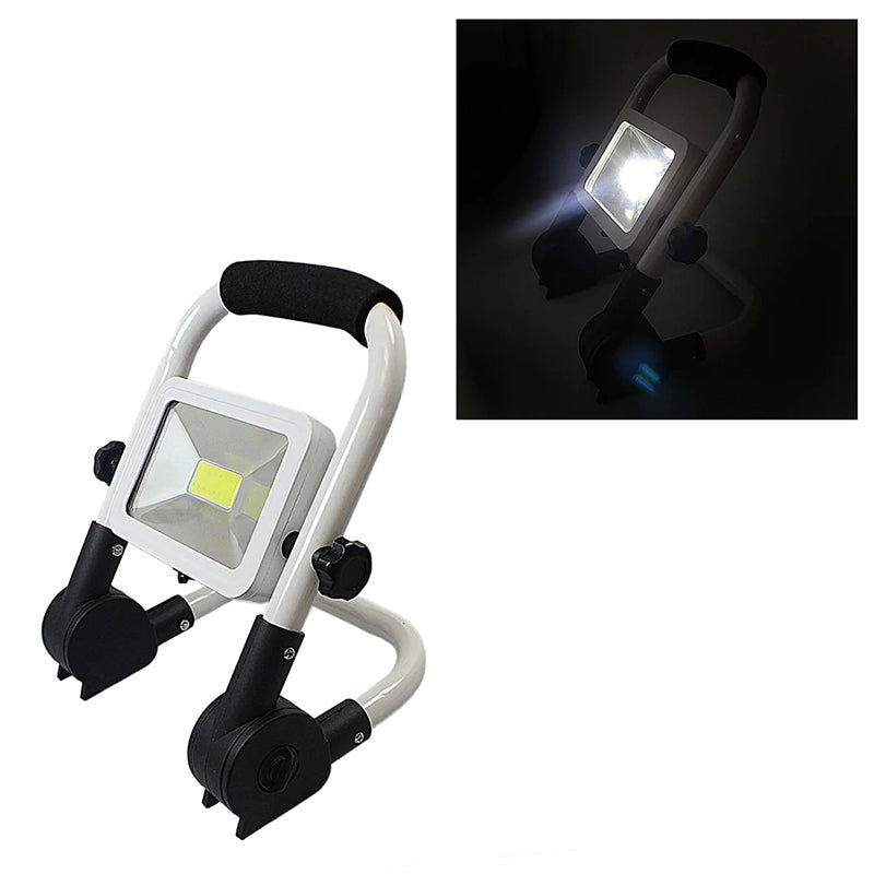 100W High Brightness Rechargeable Search Light Portable Spotlights with Rotation Stand for Multi-Purpose Use