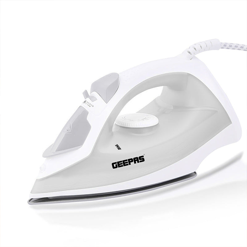 1300W Clothes Steam Iron Electric Steam Iron with 210mL Tank Ceramic Soleplate Spray Steam Function Self Clean Grey